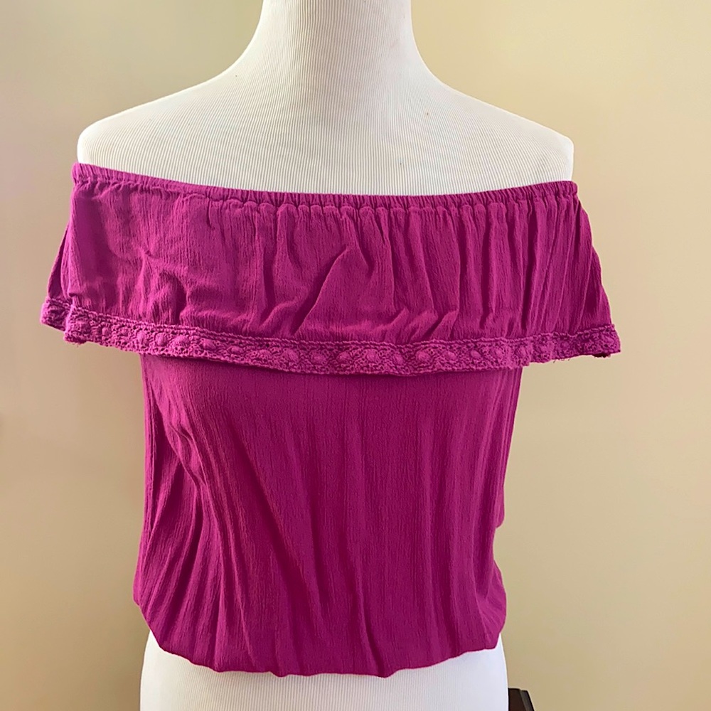 Magenta blouse from target, brand: Mossimo Supply Co., size: small